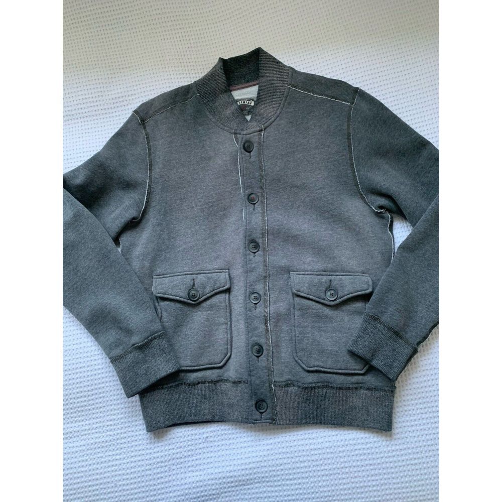 Jeremiah Mens Shacket Jacket‎ Sweater Grey Medium